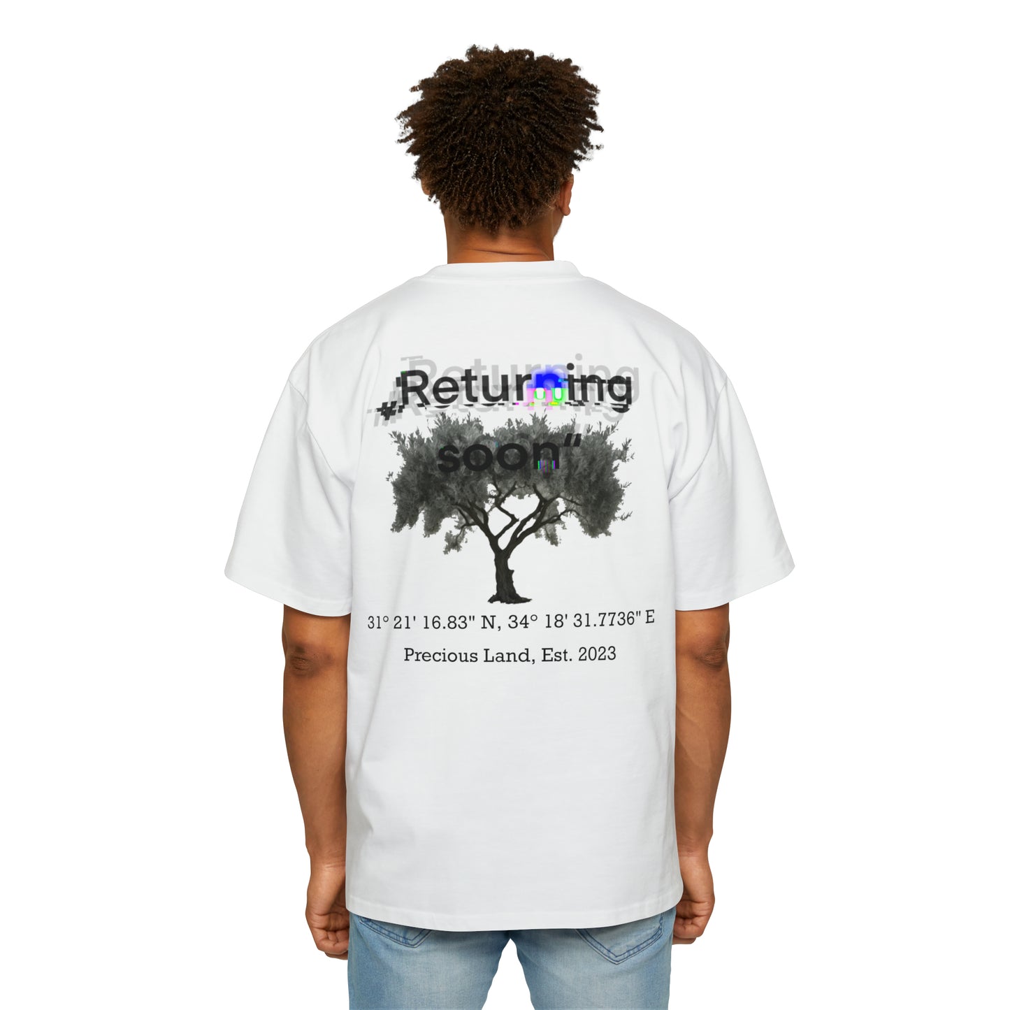 Oversized Tees Men - Palestine Tee | Precious Land